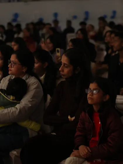 A shot of the engaged audience at our annual awards, celebrating the achievements of our athletes.