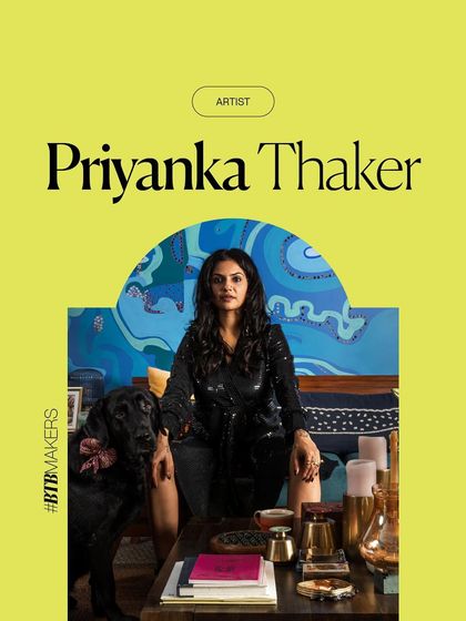 The cover of a feature for BTB Makers, a portrait of me that captures the bold and creative spirit of my work.