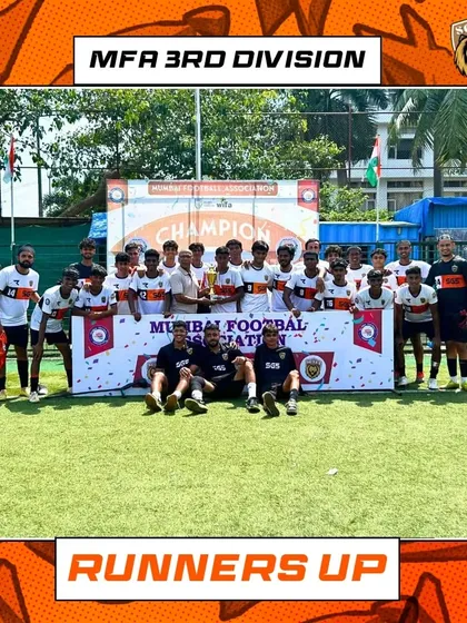 A hard fought campaign in the MFA 3rd Division ends with a runners up trophy. This achievement fuels our hunger for the top spot next season.
