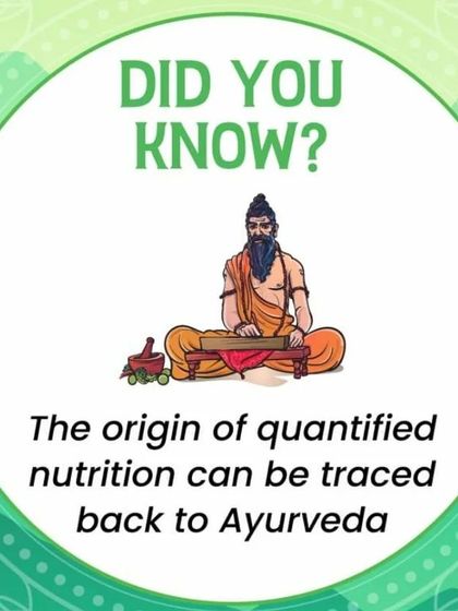 The concept of quantified nutrition isn't new; it has roots in ancient Ayurveda. My approach combines this timeless wisdom with modern science for a holistic plan.