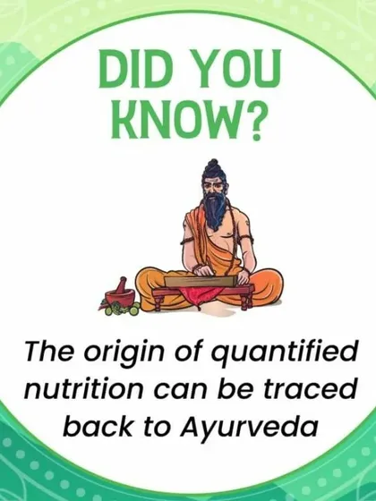 Did you know that the idea of quantified nutrition can be traced back to Ayurveda? Ancient texts explain how much of each food to eat for optimal health, a principle I apply in my modern coaching.