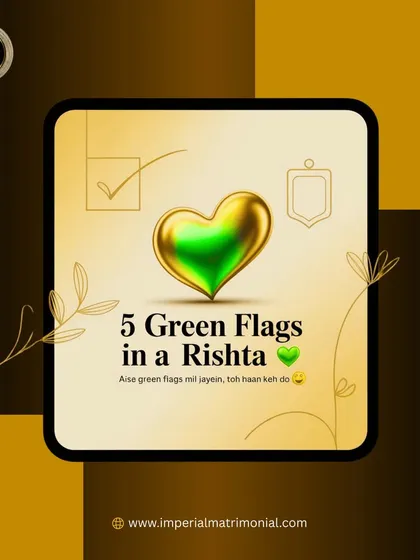 "Aise green flags mil jayein, toh haan keh do." This series introduces five key positive signs to look for in a potential partner, guiding you toward a healthy and respectful relationship.