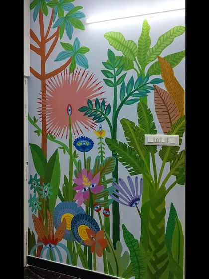 Reshma Shetty - Custom Wall Murals Lush Tropical Murals photo 10