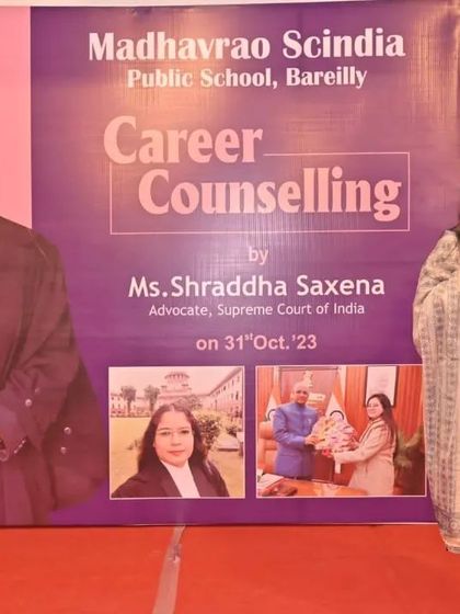 Delivering a career counseling session at Madhavrao Scindia Public School in Bareilly. It is an honor to guide the next generation and inspire them to pursue their passions fearlessly.