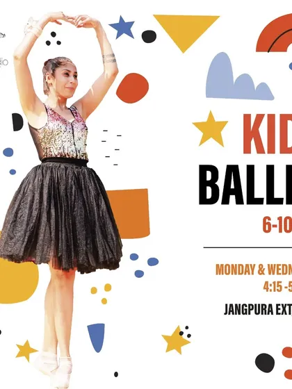 We offer kids ballet classes for ages 6-10 in Delhi. It's a wonderful way for children to learn discipline, grace, and the art of ballet with our director, Himani.