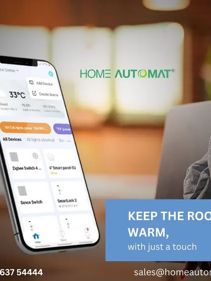 Maintain the perfect room temperature with just a touch. Our app allows you to adjust your home's climate control remotely, ensuring your space is always warm and cozy when you need it to be.