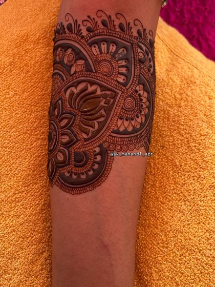 Abhishek Kumar - Bridal Mehndi Signature Patterns: Jaal, Lotus & 3D Effects photo 45