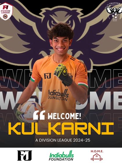 A warm welcome back to our goalkeeper, Kulkarni. His safe hands and leadership have been crucial for clubs like Shastri FC and Jaguar FC, and we're glad to have him guarding our posts again.