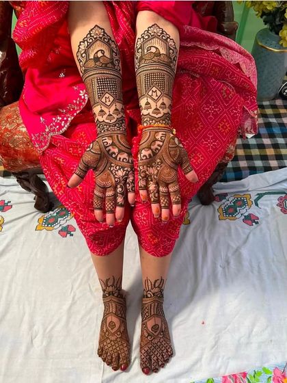Vijay Singh - Bridal Mehndi Bridal Feet & Leg Designs photo 6