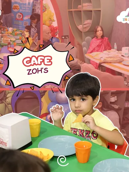 All that playing works up an appetite! Our own Cafe Zoh's is the perfect spot to refuel with tasty snacks and treats that both kids and parents love.