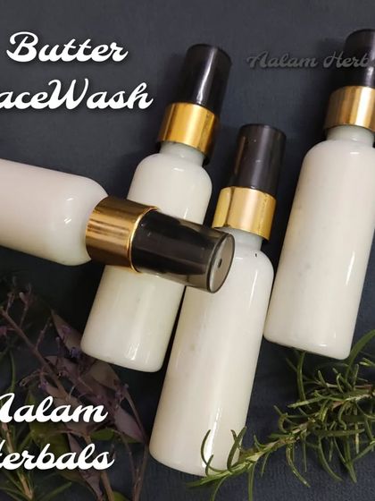 A closer look at my Butter Facewash. Formulated with shea butter, almond oil, and flaxseed oil, this gentle cleanser is perfect for normal to dry skin, leaving it feeling soft and youthful.