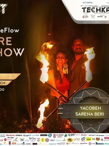 IndieFlow - Fire, LED & Pyrotechnic Shows Event Performances: Festivals & Corporate Gigs photo 3