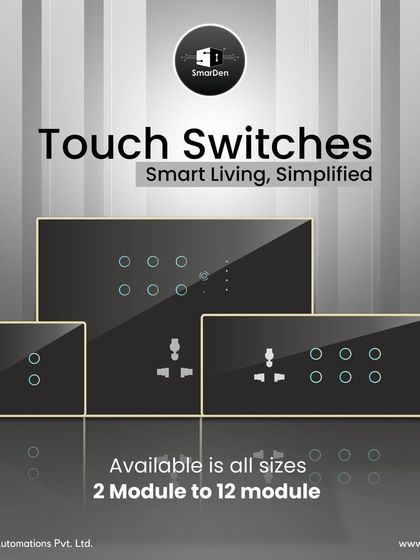 Your walls called. They want an upgrade. I offer touch switches in all sizes, from 2 modules to 12 modules, to cover every need in your home.