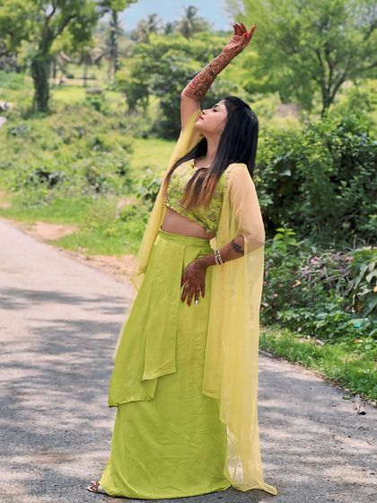 CB Rental Dresses - Women's Occasion Wear Rental Lehengas & Crop-Top Skirts photo 13