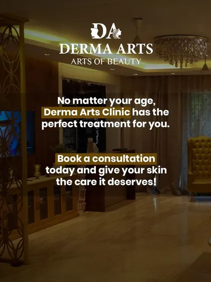 No matter your age, Derma Arts has the perfect treatment for you. This image of our clinic's waiting area invites you to book a consultation.
