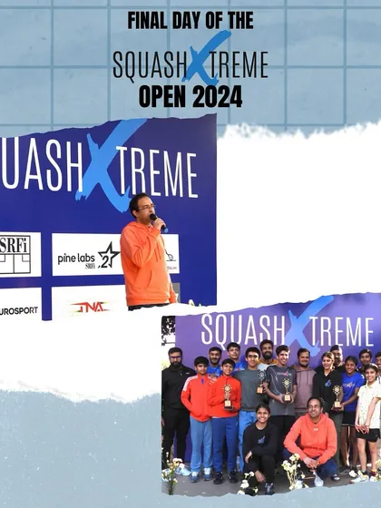 The final day of the Squash Xtreme Open 2024, filled with energy and emotion.