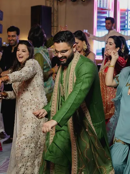 More candid fun from the dance floor. This is what a great party looks like.