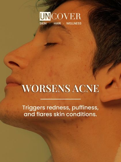 If you struggle with acne, sugar could be a trigger. It can worsen acne by increasing inflammation and oil production.