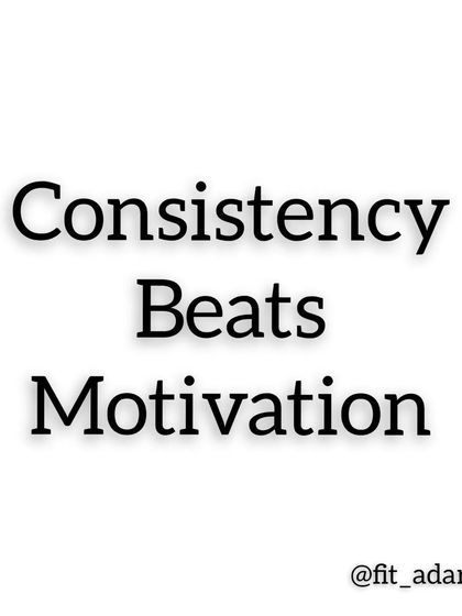 This is the core of my coaching philosophy. You can't rely on feeling motivated to get to the gym. You must build the discipline of consistency, and that will beat motivation every single time.