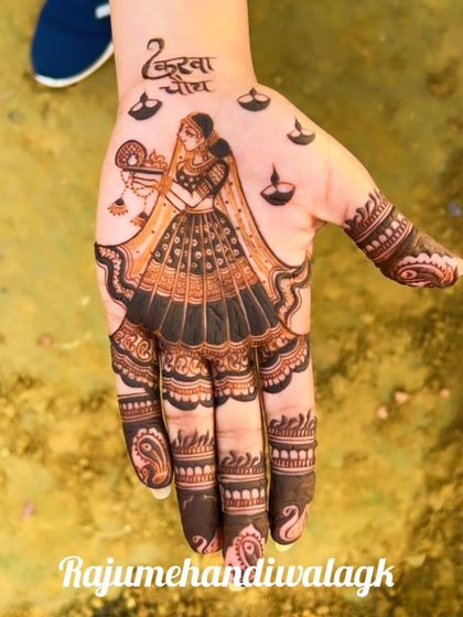 Raju Mehendi - Festive Mehendi Karwa Chauth Mehendi photo 13