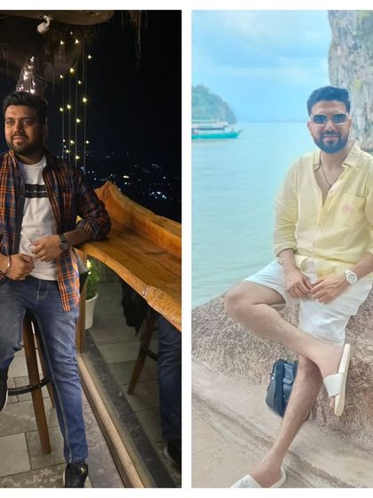From casual evenings to beach holidays, Tarun's transformation is visible everywhere. Losing 18 kgs has redefined his health and his style.