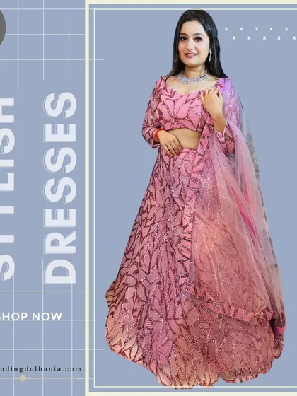 Showcasing my new collection of stylish printed and embroidered lehengas. I always bring in fresh designs to keep up with the latest trends.