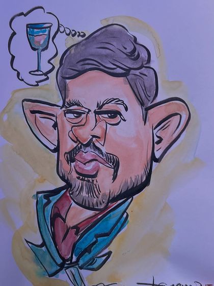 Vibrant Watercolor Caricatures photo 5