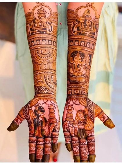 Dinesh Mehandi Arts - Bridal & Wedding Mehendi Bridal Storytelling & Portraits photo 48