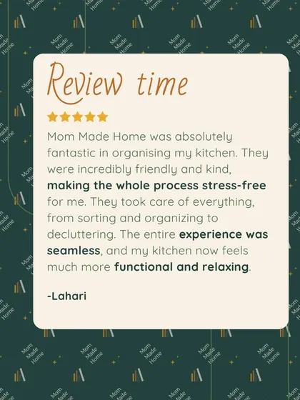 "My kitchen now feels much more functional and relaxing." This is the feeling we aim for with every project. Our process is designed to be seamless and stress-free, turning your kitchen chaos into a calm, functional space you'll love using.