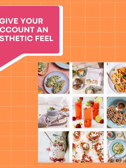 We help give your account an aesthetic feel by designing a visually consistent grid. This example shows how a planned layout with a unified color story can make a feed look more professional and engaging.