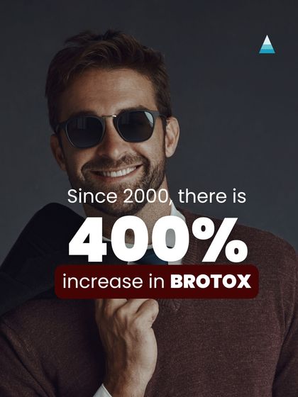 The numbers don't lie. There has been a 400% increase in men seeking Botox since 2000. It's a testament to how effective and accepted this grooming upgrade has become.