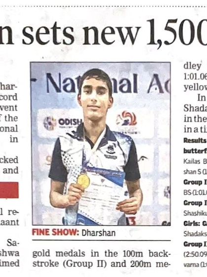 Basavanagudi Aquatic Centre - Swimming Coaching and Lessons In The News photo 9