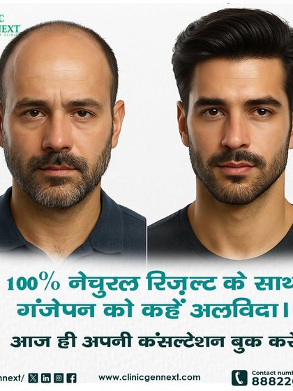 Say goodbye to baldness with a 100% natural result. My goal is to restore your hair in a way that looks like you never lost it in the first place.