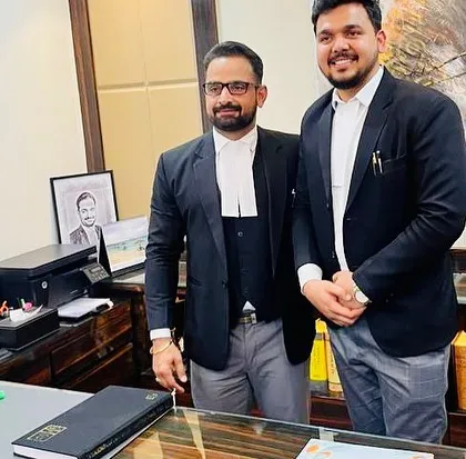 A proud moment with a newly enrolled advocate from my team. Mentoring young lawyers and watching them begin their journey is one of the most rewarding parts of my professional life.