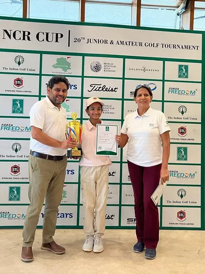 Unnati Singh taking the runner-up spot at the NCR Cup. Consistent podium finishes are a key indicator of progress.