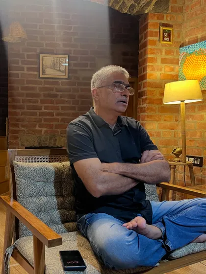 A photo from my "Sundays with Arun" online talk series. In these sessions, we engage in conversations about life, health, and what it means to be human, exploring topics we often can't discuss elsewhere.