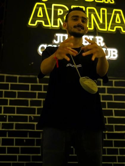 Bringing the energy with my crew. We're all about creating a great vibe, both on and off the stage.