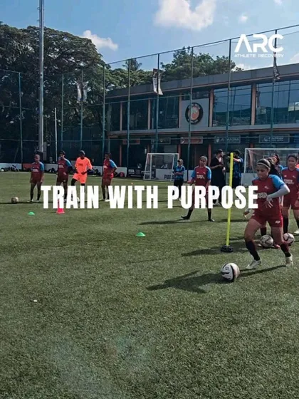 Train with purpose. Our athletes on the field during the Women in Sport elite trials, applying their conditioning work in a game-like scenario. Every drill in the gym is designed to transfer to the pitch.