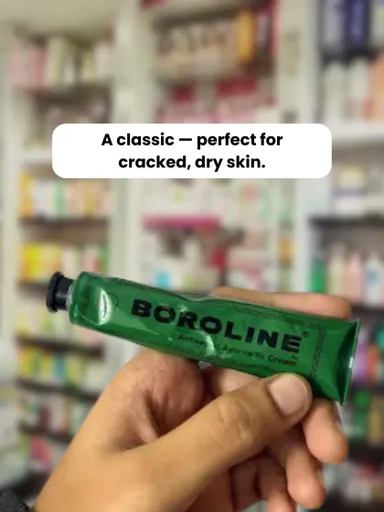 Skincare Truth: Sometimes the classics are classic for a reason. Boroline is an excellent, affordable option for healing cracked, dry skin, especially on lips and elbows.