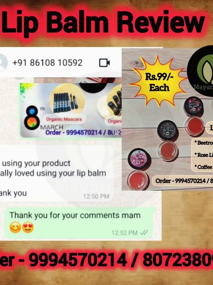 A simple and sweet review for my lip balm. When a customer says they "really loved" using my product, it reinforces my belief in making simple, effective, and natural skincare.