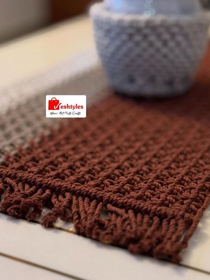Eshtyles - Custom Macrame Home Decor For Your Table: Coasters, Runners & Mats photo 18