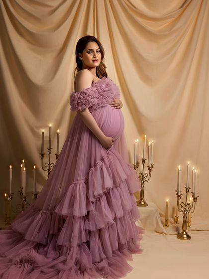 A confident and beautiful portrait, looking directly at the camera.