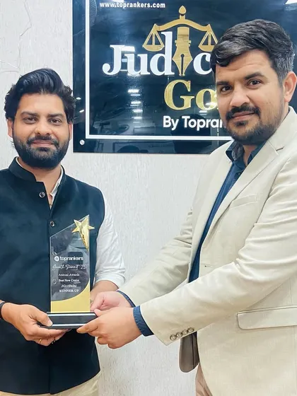 I was honored to receive this award on behalf of the entire Judiciary Gold Delhi team. This recognition reflects our collective hard work and dedication to helping law aspirants build successful careers.