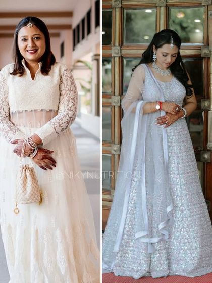 Another beautiful photo from my client Udita's wedding festivities. Her year-long dedication to a personalized nutrition plan focused on Indian cuisine and consistent workouts truly paid off.