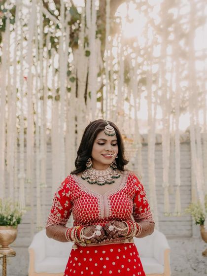 Timeless Red Lehenga Brides photo 27