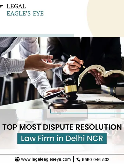 We are honored to be a top dispute resolution law firm in Delhi NCR. This image of lawyers in discussion signifies our collaborative approach to finding justice for our clients.
