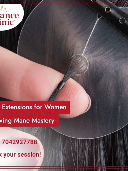 This is a macro shot of my glowing mane mastery. I use a keratin bonding technique to attach the extensions, which is gentle on the hair and provides a strong hold.