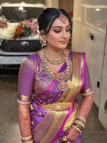 Madhuri Subbaraju - Destination Wedding Makeup Timeless Muhurtham Brides photo 14