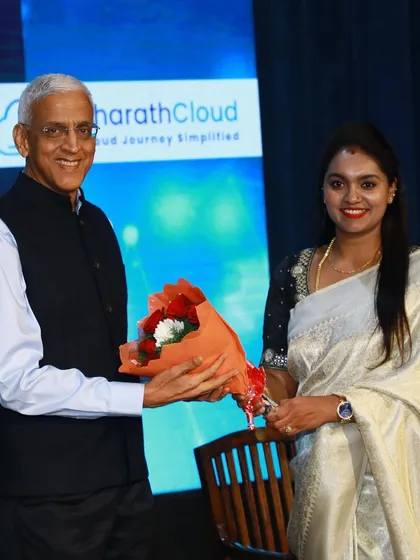 A picture from the budget analysis event felicitation.