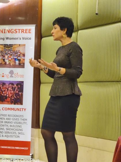 Speaking at a Winning Stree networking meet. It's always an honor to connect with enterprising women entrepreneurs.